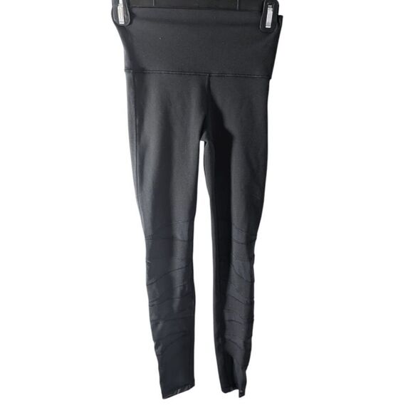 IVIVVA BY LULULEMON Girl's Black Mesh Leggings Size 10 - Picture 3 of 5